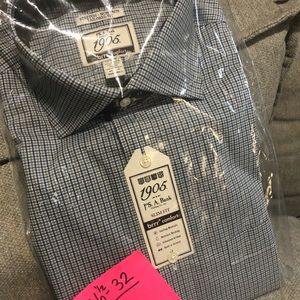 New stretch 16.5-32 dress shirt long sleeve Jos A Bank